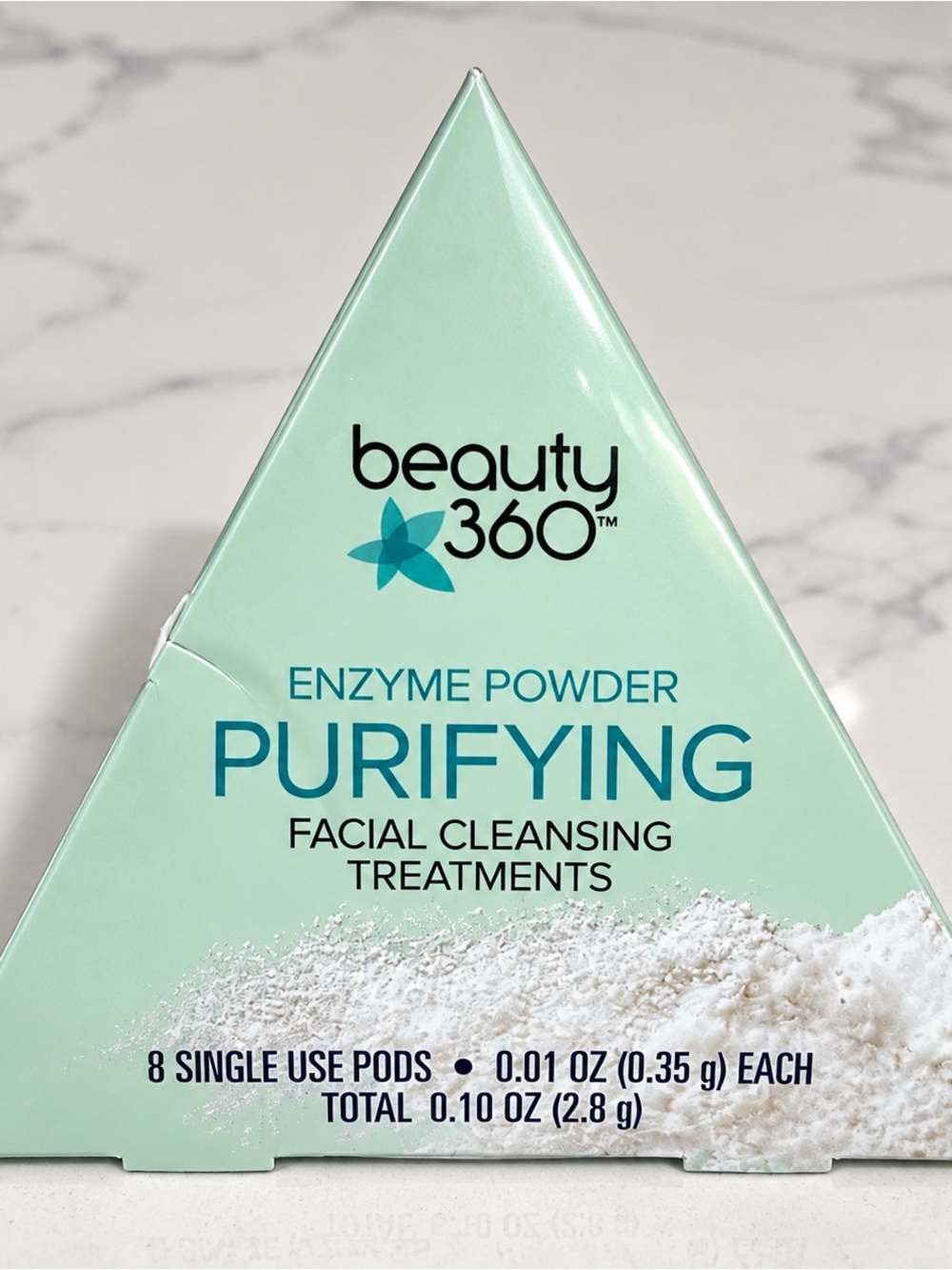 Beauty 360 Enzyme Powder Purifying Facial Cleansing Treatments 8 Pods NEW